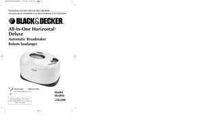Black And Decker Bread Maker B6000c User Manual